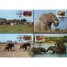 Uganda 1983, WWF: słonie. Karty maksimum