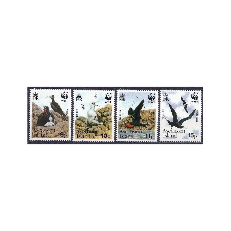 Wyspa Wniebowstąpienia 1990, WWF: ptaki **