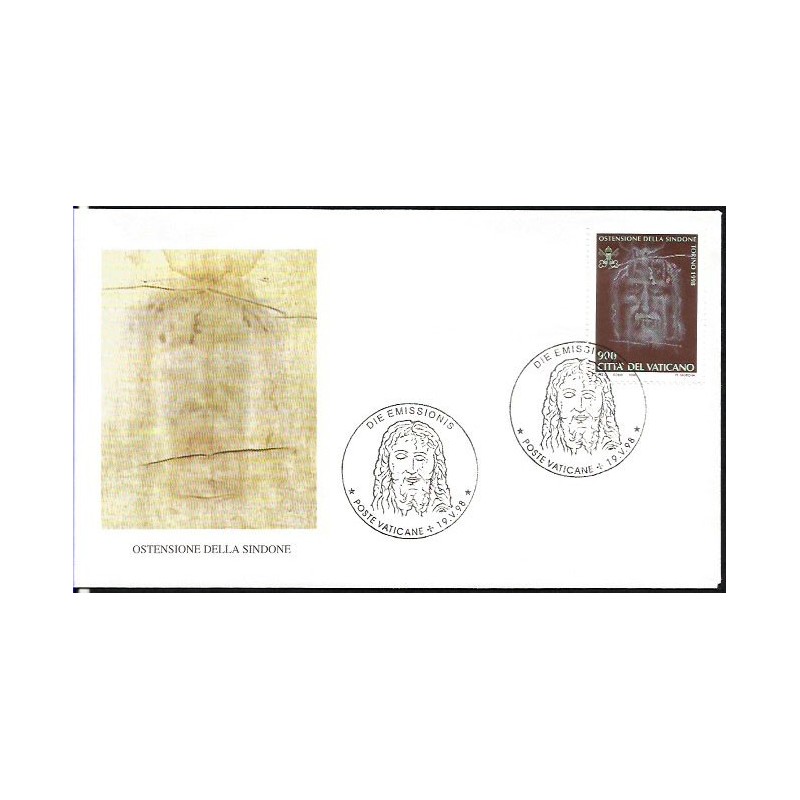 Watykan 1998, Całun turyński. FDC