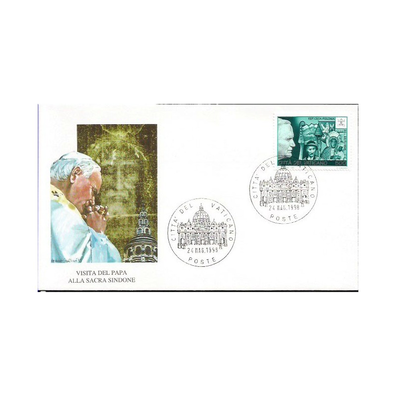 Watykan 1998, Całun turyński. Wizyta papieża