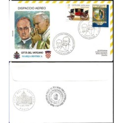 Watykan 1998, Papież Jan Paweł II, Chorwacja. Lot
