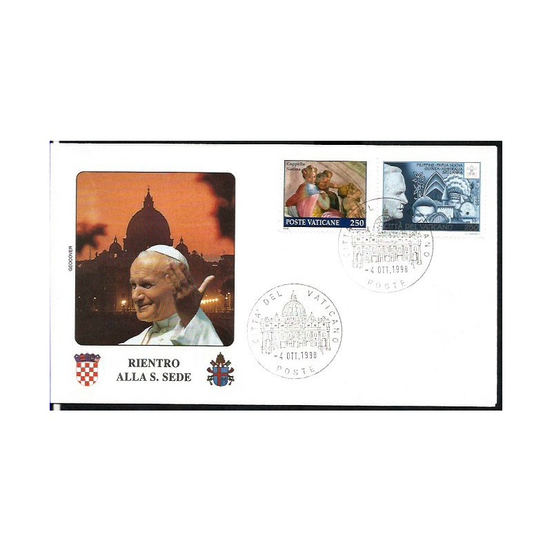 Watykan 1998, Papież Jan Paweł II, Chorwacja. Powrót