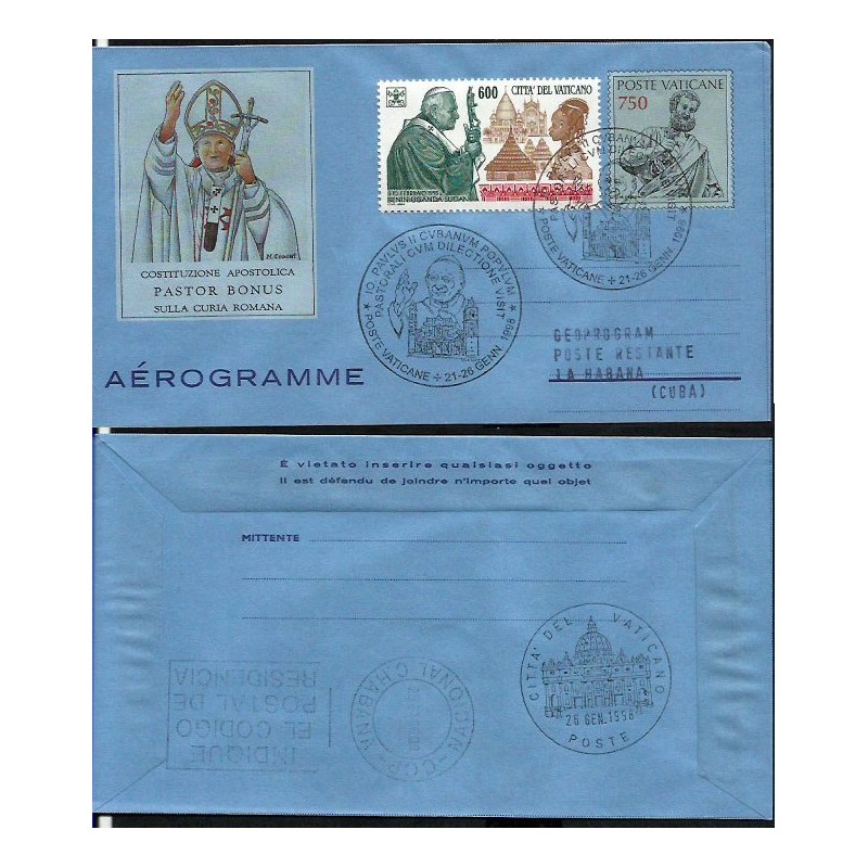 Watykan 1998, Papież Jan Paweł II, Kuba. Lot
