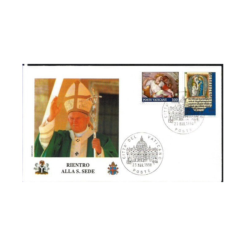 Watykan 1998, Papież Jan Paweł II, Nigeria. Powrót