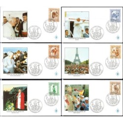 Watykan 1998, Papież Jan Paweł II, pielgrzymki, Polska. FDC