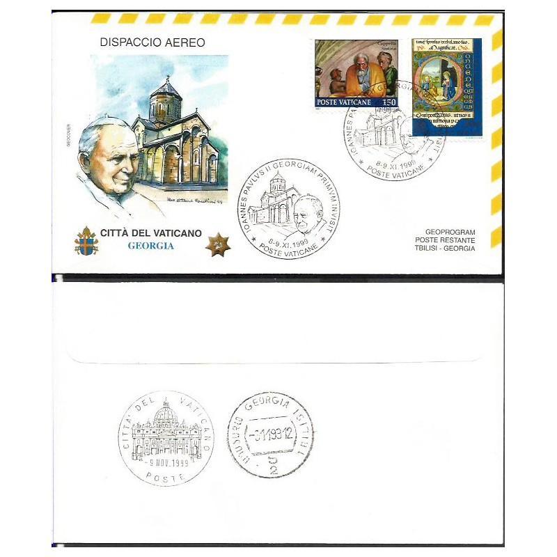 Watykan 1999, Papież Jan Paweł II, Gruzja. Lot