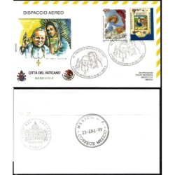 Watykan 1999, Papież Jan Paweł II, Meksyk. Lot