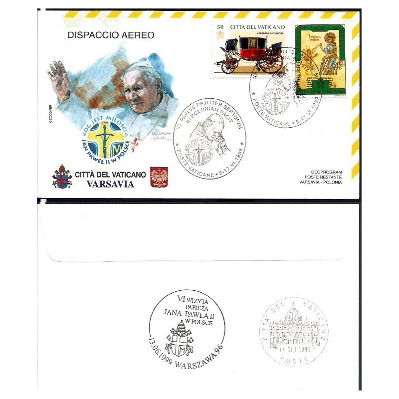Watykan 1999, Papież Jan Paweł II, Polska. Lot