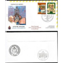 Watykan 2001, Papież Jan Paweł II, Kazachstan. Lot