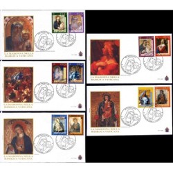 Watykan 2002, Bazylika Św. Piotra, malarstwo. FDC
