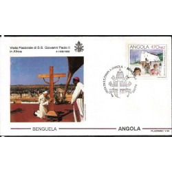 Angola 1992, Papież Jan Paweł II. Datownik