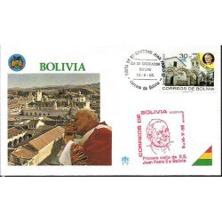 Boliwia 1988, Papież Jan Paweł II. Datownik