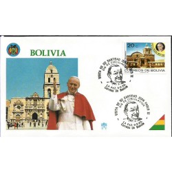 Boliwia 1988, Papież Jan Paweł II. Datownik