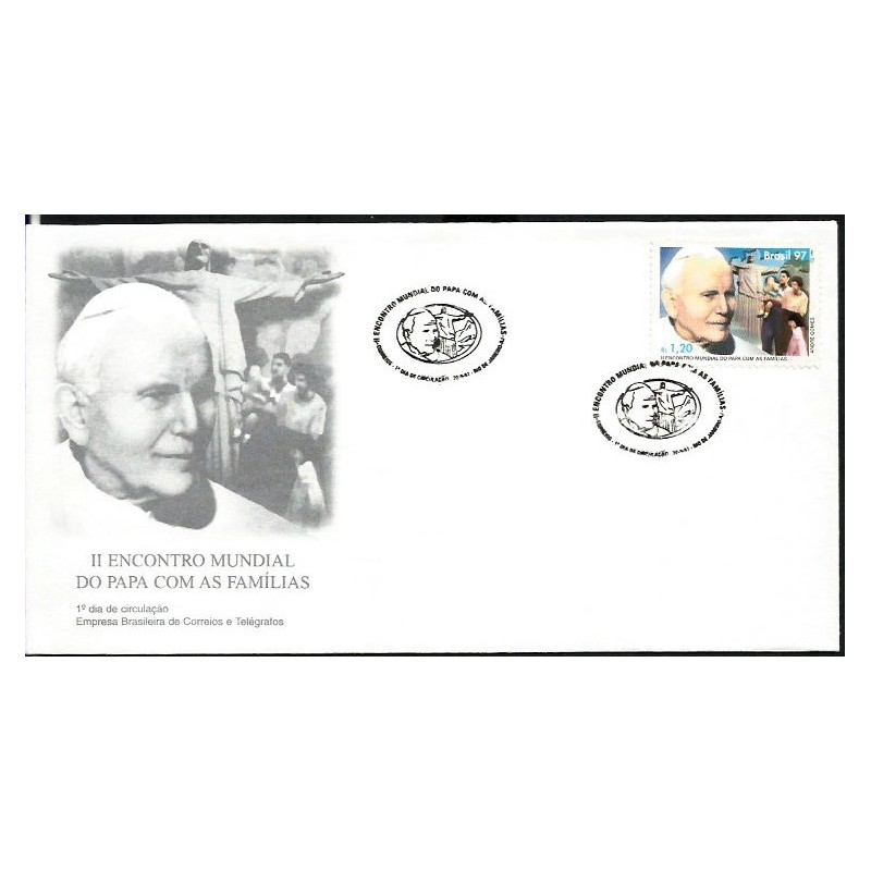 Brazylia 1997, Papież Jan Paweł II. FDC