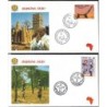 Burkina Faso 1990, Papież Jan Paweł II. Komplet 2 datowników