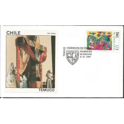Chile 1987, Papież Jan Paweł II. Okolicznościowa koperta