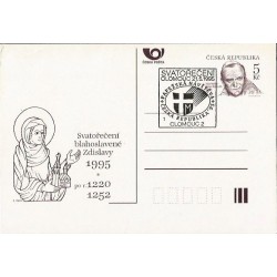 Czechy 1995, Papież Jan Paweł II. Datownik