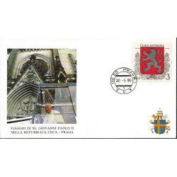 Czechy 1995, Papież Jan Paweł II. Datownik