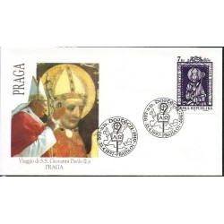 Czechy 1997, Święty Wojciech, Papież Jan Paweł II. FDC