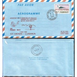 Francja 1989, Papież Jan Paweł II. Lot