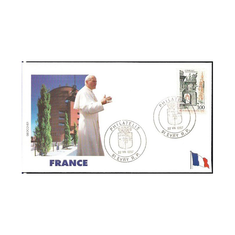 Francja 1997, Papież Jan Paweł II. Datownik