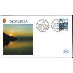Norwegia 1989, Papież Jan Paweł II. Datownik