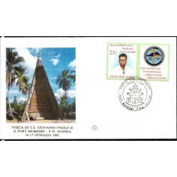 Papua Nowa Gwinea 1995, Papież Jan Paweł II. FDC