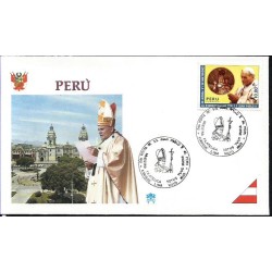 Peru 1988, Papież Jan Paweł II. Datownik
