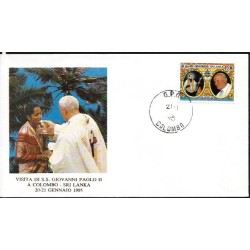 Sri Lanka 1995, Papież Jan Paweł II. Datownik