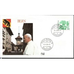 Szwajcaria 1984, Papież Jan Paweł II. Datownik