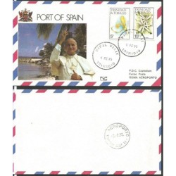 Trynidad i Tobago 1985, Papież Jan Paweł II. Lot