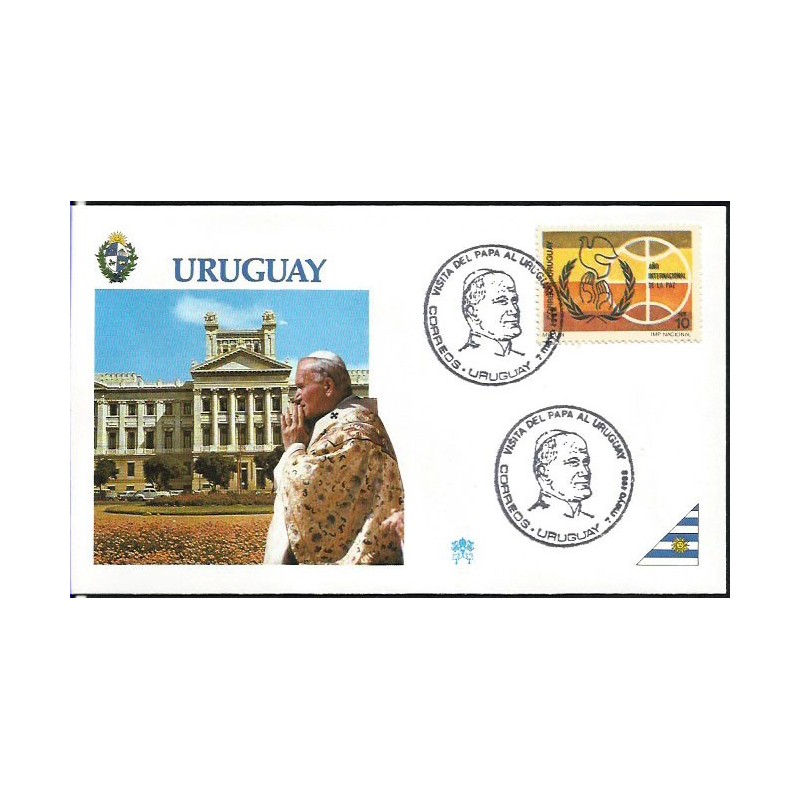 Urugwaj 1988, Papież Jan Paweł II. Datownik
