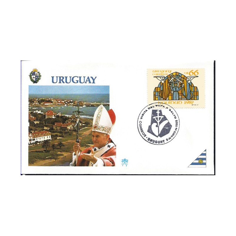 Urugwaj 1988, Papież Jan Paweł II. Datownik