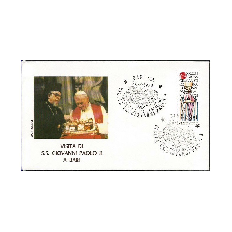 Włochy 1984, Papież Jan Paweł II. Datownik