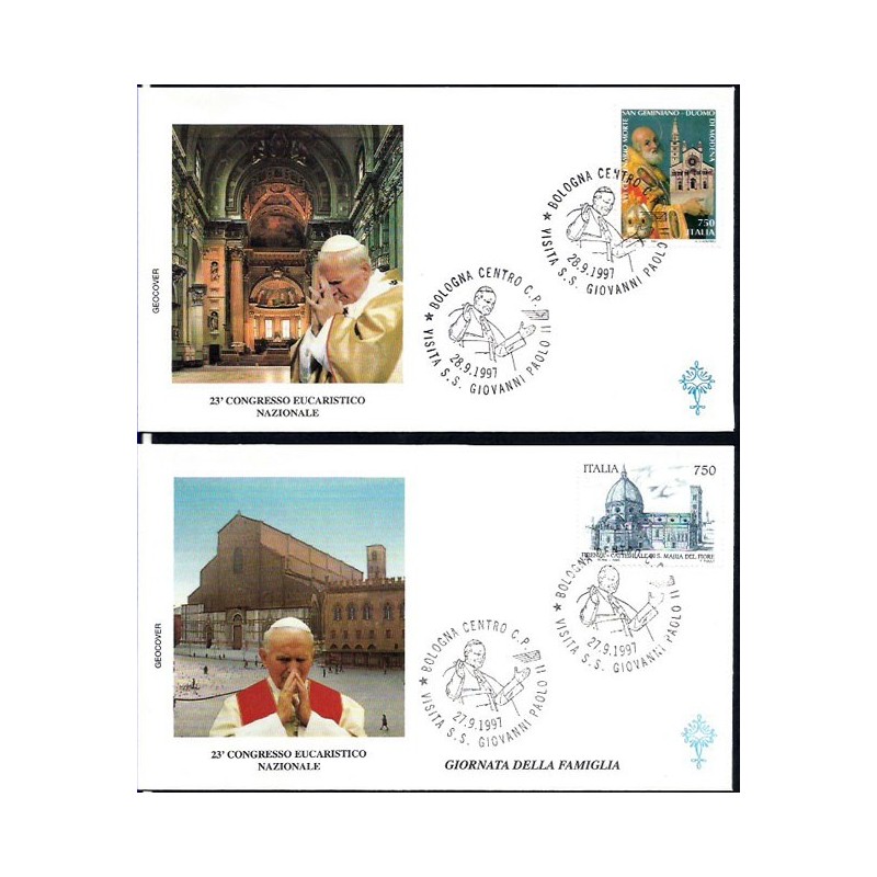 Włochy 1997, Kongres Eucharystyczny. 2 datowniki