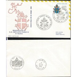 Watykan 1980, Papież Jan Paweł II, Francja. Lot