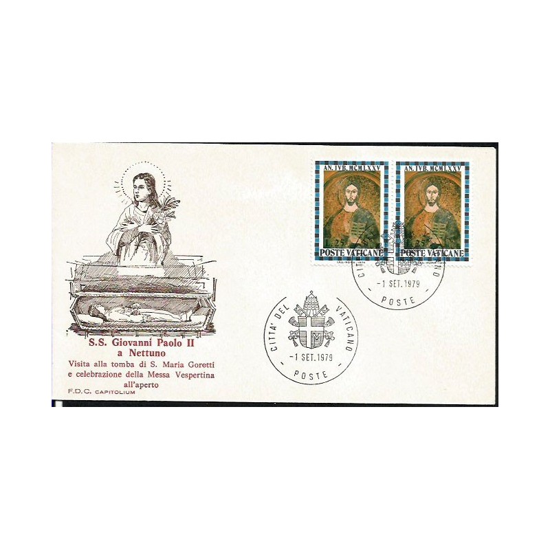 Watykan 1979, Papież Jan Paweł II, Św. Maria Goretti. Koperta