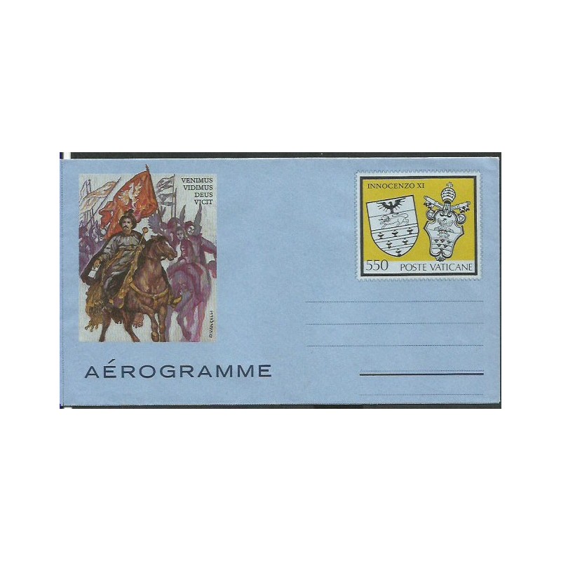 Watykan 1983, Król Sobieski, odsiecz wiedeńska. Aerogram