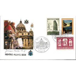 Watykan 1987, Papież Jan Paweł II, USA. Powrót