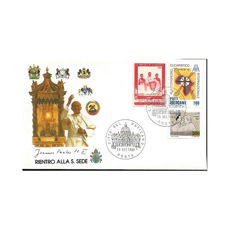 Watykan 1988, Papież Jan Paweł II, Afryka. Powrót