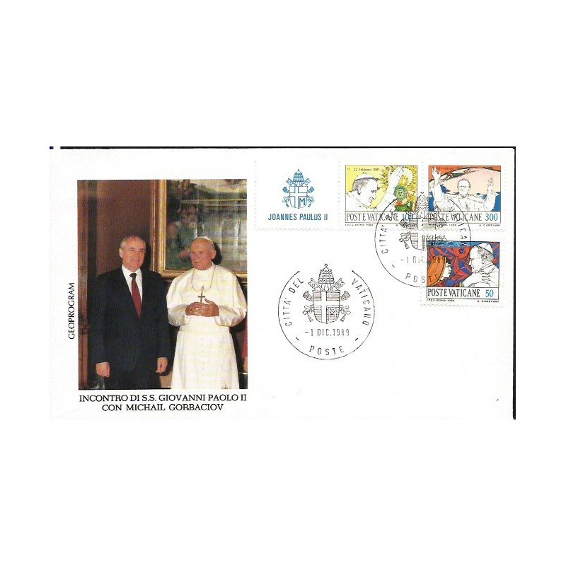 Watykan 1989, Papież Jan Paweł II, Gorbaczow. Koperta