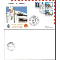 Watykan 1989, Papież Jan Paweł II, Madagaskar. Lot