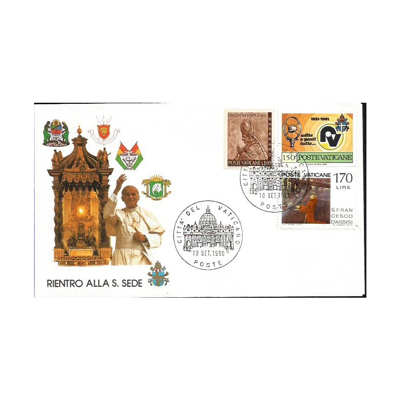 Watykan 1990, Papież Jan Paweł II, Tanzania. Powrót
