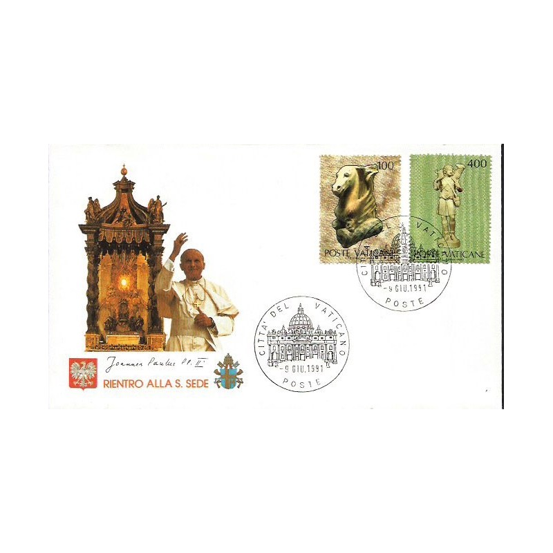Watykan 1991, Papież Jan Paweł II, Polska. Powrót