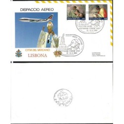 Watykan 1991, Papież Jan Paweł II, Portugalia. Lot