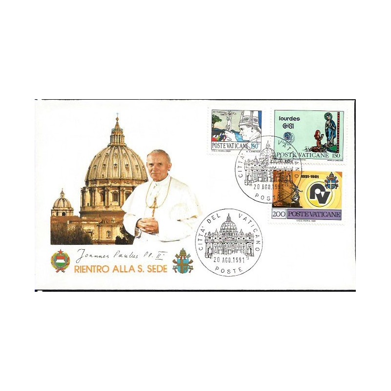 Watykan 1991, Papież Jan Paweł II, Węgry. Powrót