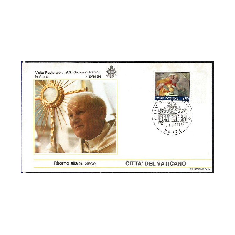 Watykan 1992, Papież Jan Paweł II, Afryka. Powrót