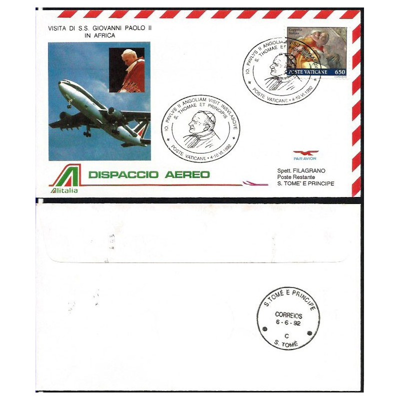 Watykan 1992, Papież Jan Paweł II, W. Św. Tomasza. Lot