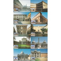 Watykan 1993, Architektura. Karty maksimum