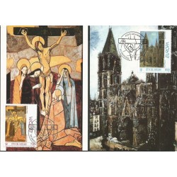 Watykan 1993, EUROPA CEPT, sztuka. Karty maksimum